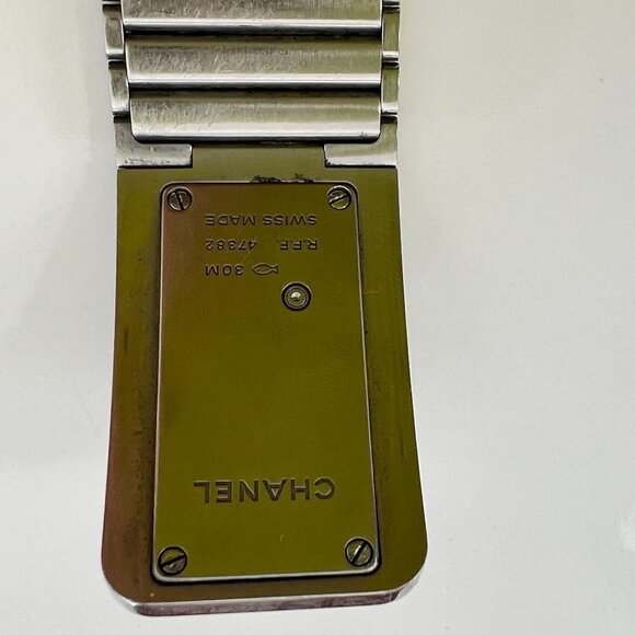 Chanel Code CoCo black lacquered dial ladies wrist watch - Picture 5 of 6